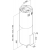 Okap kuchenny VDB Tube Glass czarny